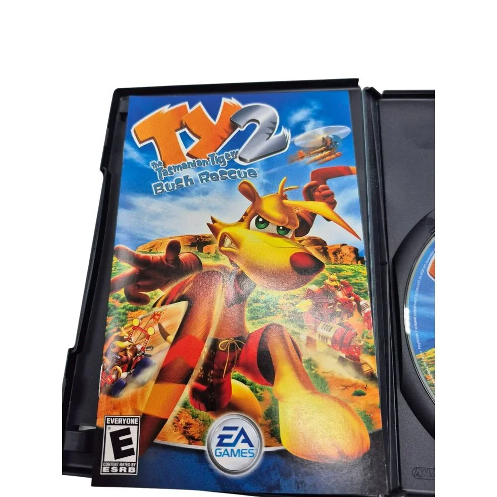 PS2 Ty The Tasmanian Tiger 2 Bush Rescue Playstation 2 Game EA Games Rated E